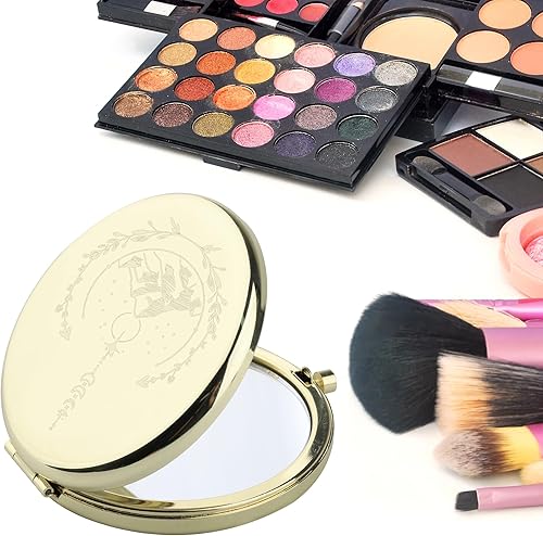 Miniatura 4 de CMNIM a Court of Thorns and Roses - Espejo de regalo para mercancía de Acotar, joyería SJM Book Series Espejo compacto de maquillaje para Book Nerd