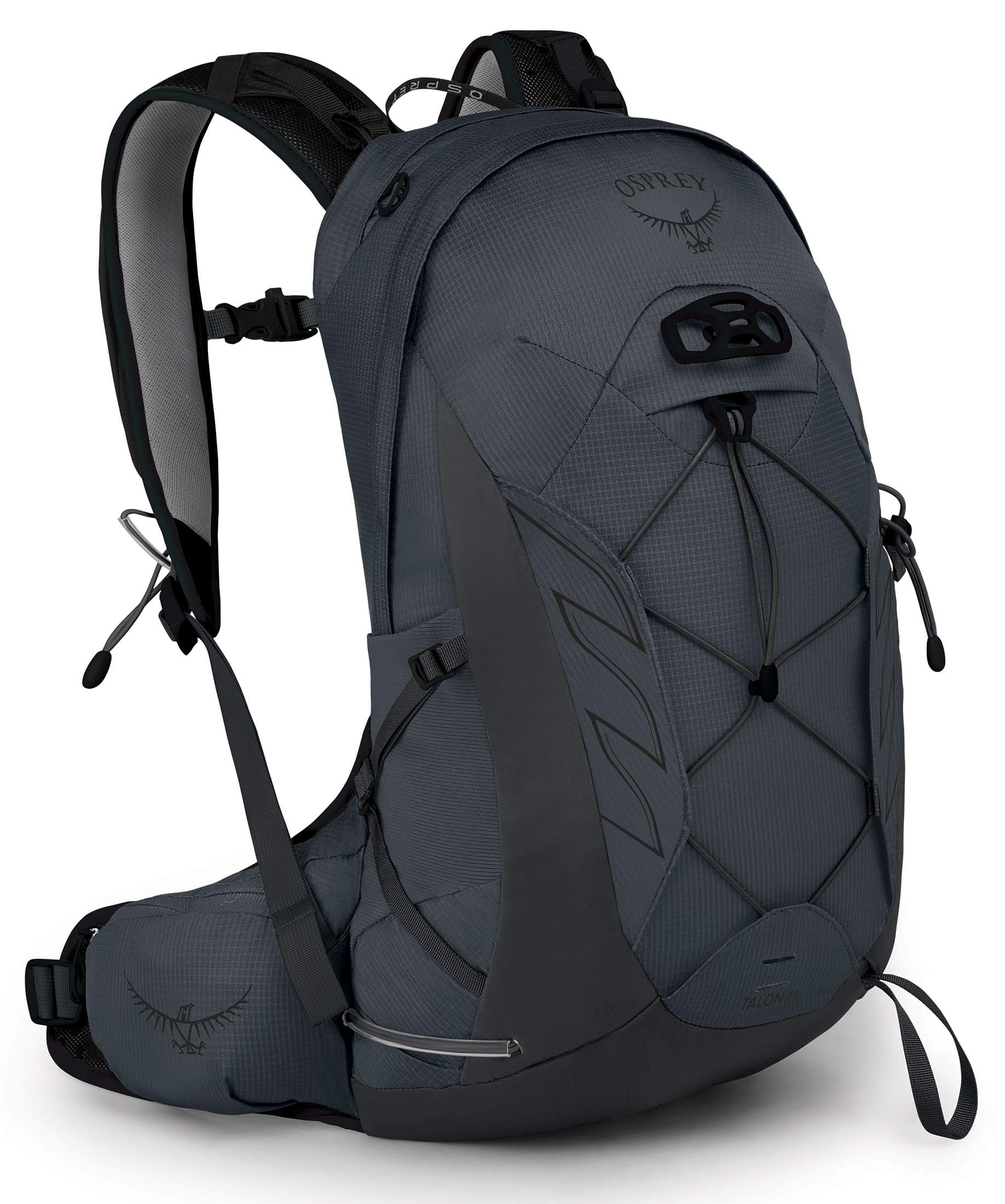 Talon 11L Men's Hiking Backpack with Hipbelt, Eclipse Grey, S/M