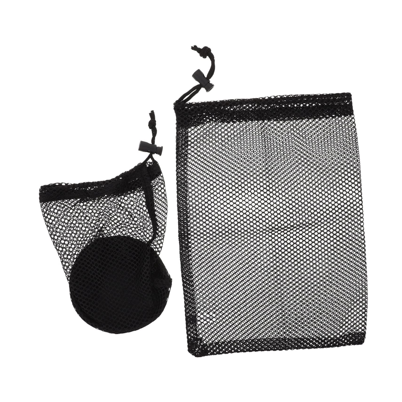 Parliky Golf Bag 2pcs Net Bag for Balls Mesh Pouch Practical Golf Storage Drawstring Design Suitable for Baseball