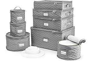 Sorbus China Storage Containers: Hassle-Free Moving Solution for Precious Dishware
