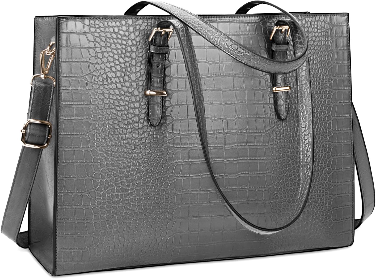NUBILY Sac Cabas Femmes Grande Capacité PU Cuir Sac de Cours Portable