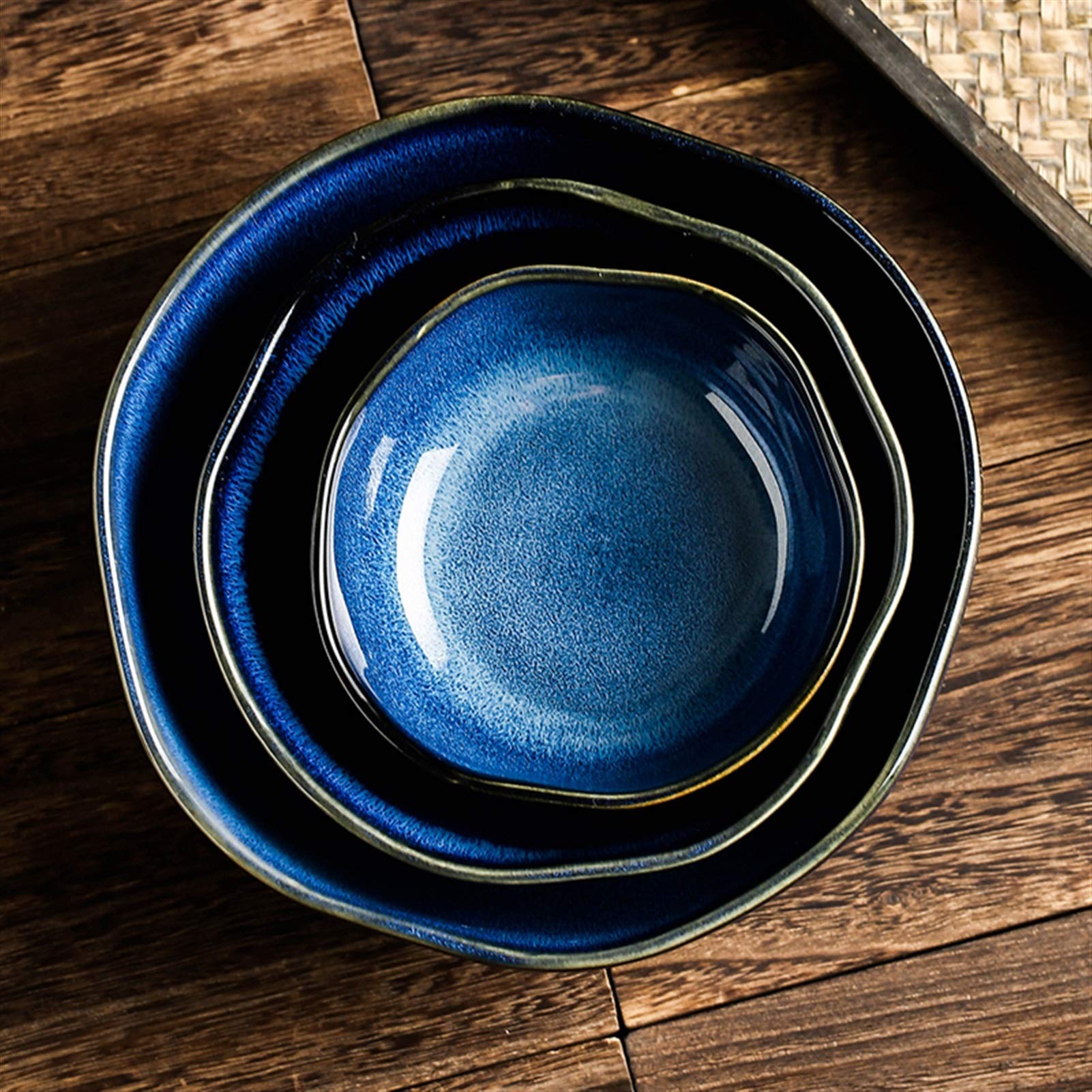 Miski sałatkowe ceramiczna salaterka miska ceramiczna kolor podszkliwny zupa miska na makaron owoce miska deserowa piec duża miska miski do kuchni