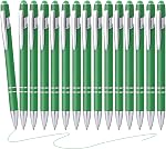 Aozora 9 Pack Ballpoint Pens Smooth Writing 2-in-1 Stylus Retractable Ballpoint Pen with Stylus tip, Office Decor Metal Stylus Pen for Touch Screens, 1.0 mm Black Ink (Assorted)