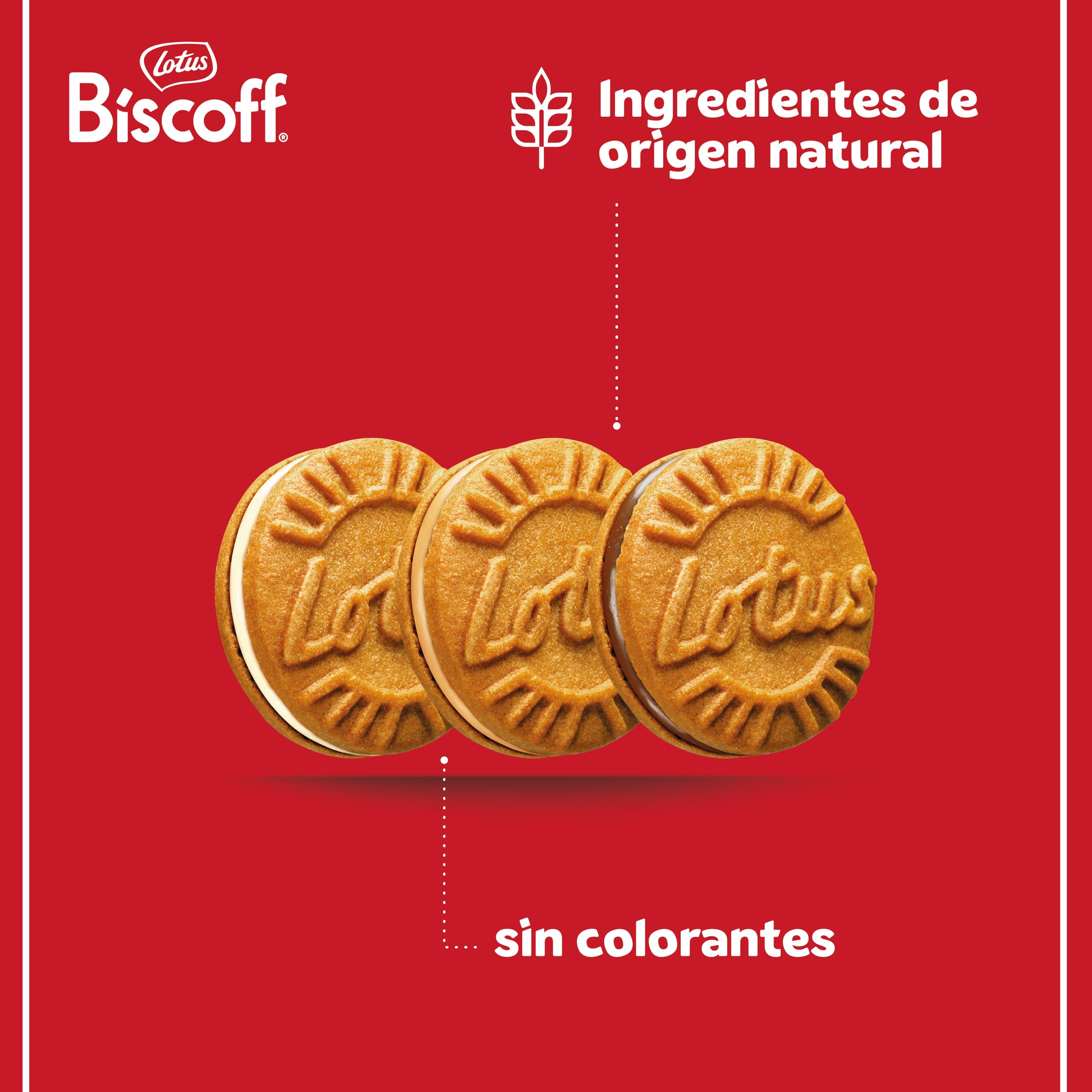 Lotus Biscoff Paquete Variado Galleta Sándwich 3 Sabores 16 x 50g 800g