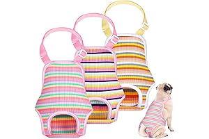 Reusable and Washable Diapers for French Bulldog