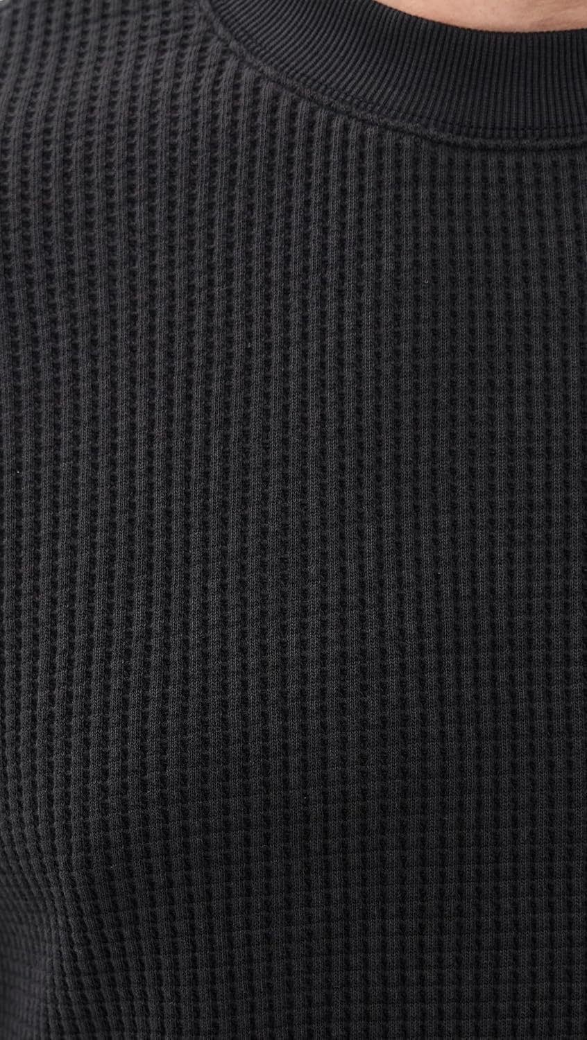 Madewell Men's Waffle-Knit Sweatshirt - Image 6