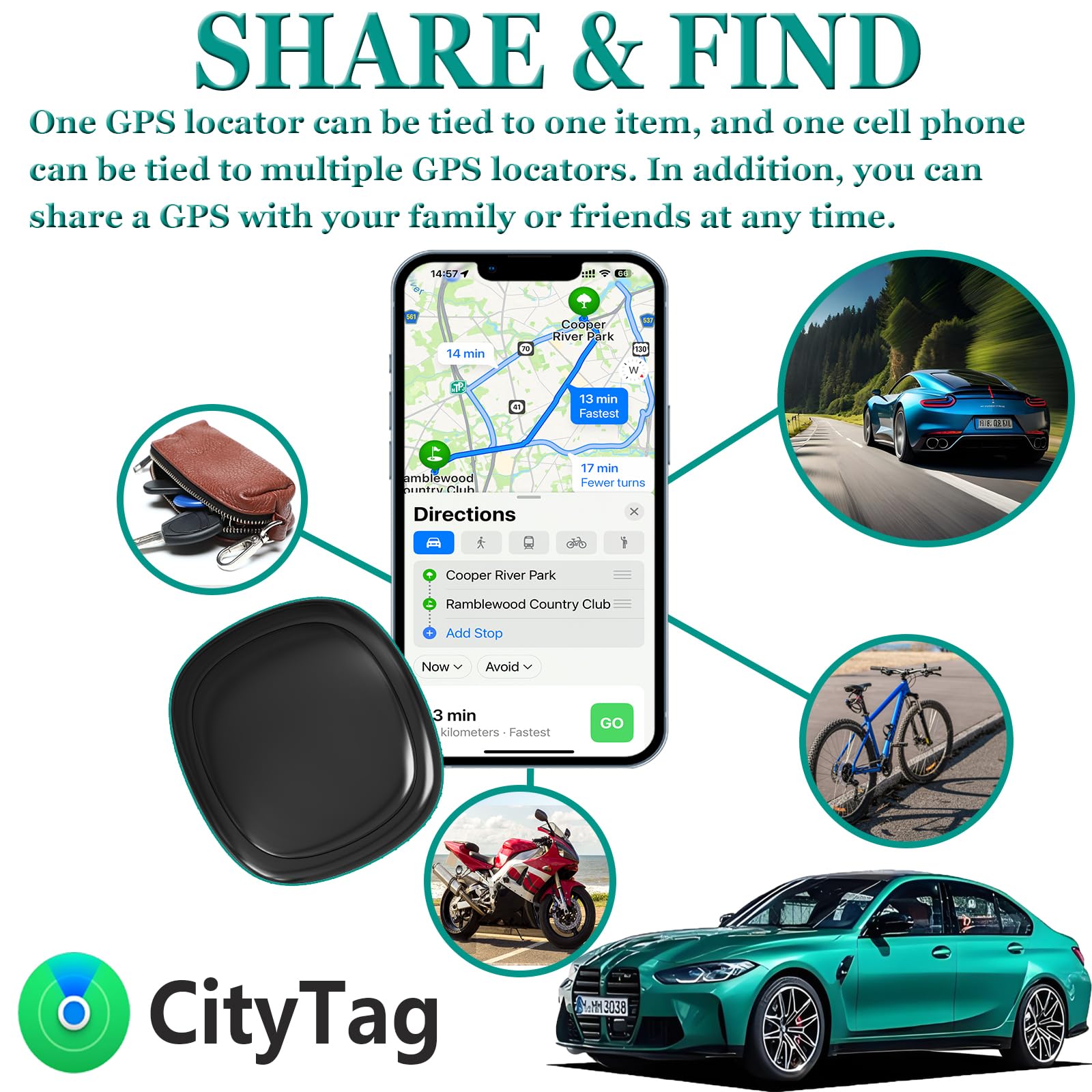 GPS Tracker for Vehicles,Magnetic Car GPS Tracking,Full Global Coverage Location GPS Tracker for Kids,Dogs,No Subscription Required/No Monthly Fee/No SIM Card Required - image 7