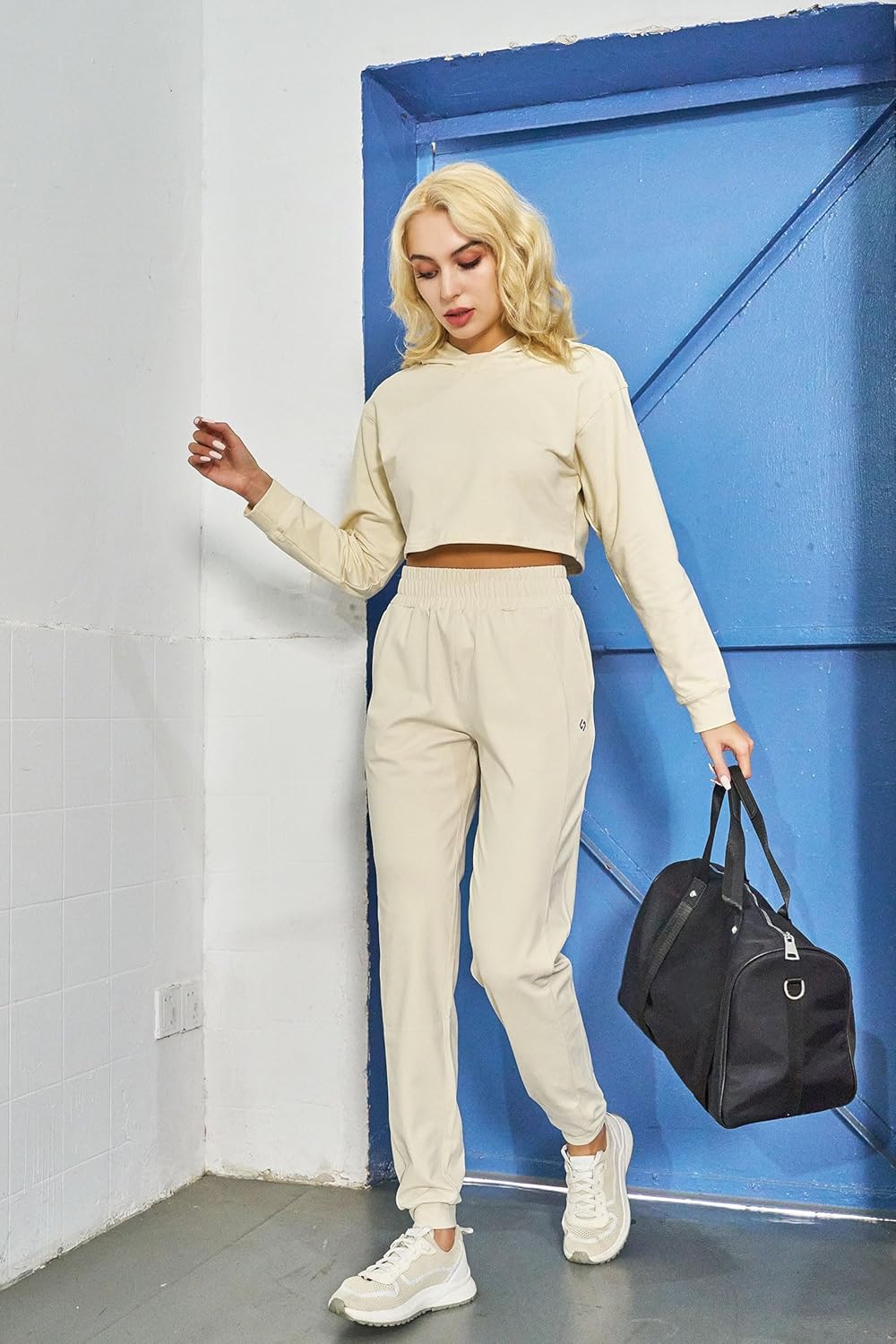 HOdo 32"/34"/36" Inseam Womens Tall Sweatpants Fleece Lined Long Joggers Workout Pants with Pockets - Image 7