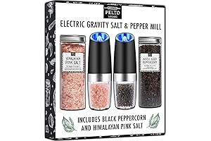 Ultimate Electric Gravity Salt and Pepper Grinder Set: The Perfect Kitchen Masterpiece!