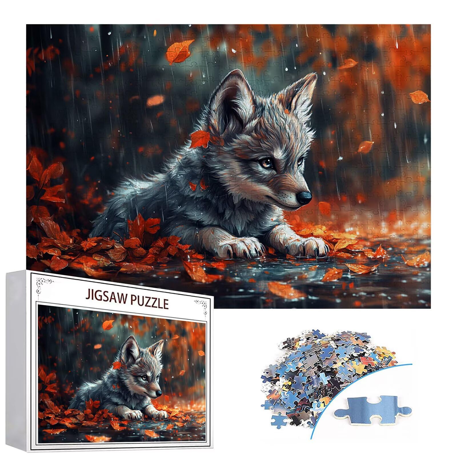 Puzzle 3000 elementów puzzle dla dorosłych pies 122 x 81 cm unikalne rzemiosło klasyczne 3D drewniane układanka do rodzinnych gier aktywnych, układanka do samodzielnego wykonania nawet do dekoracji