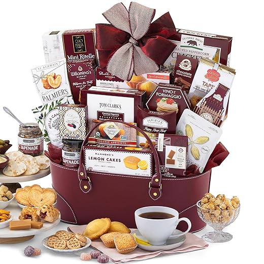 06. Wine Country Gift Baskets Gourmet Feast - The Ultimate Christmas Gift for Boss: Perfect for Friends, Co-Workers, Loved Ones, Clients, , Filled with Gourmet Delights