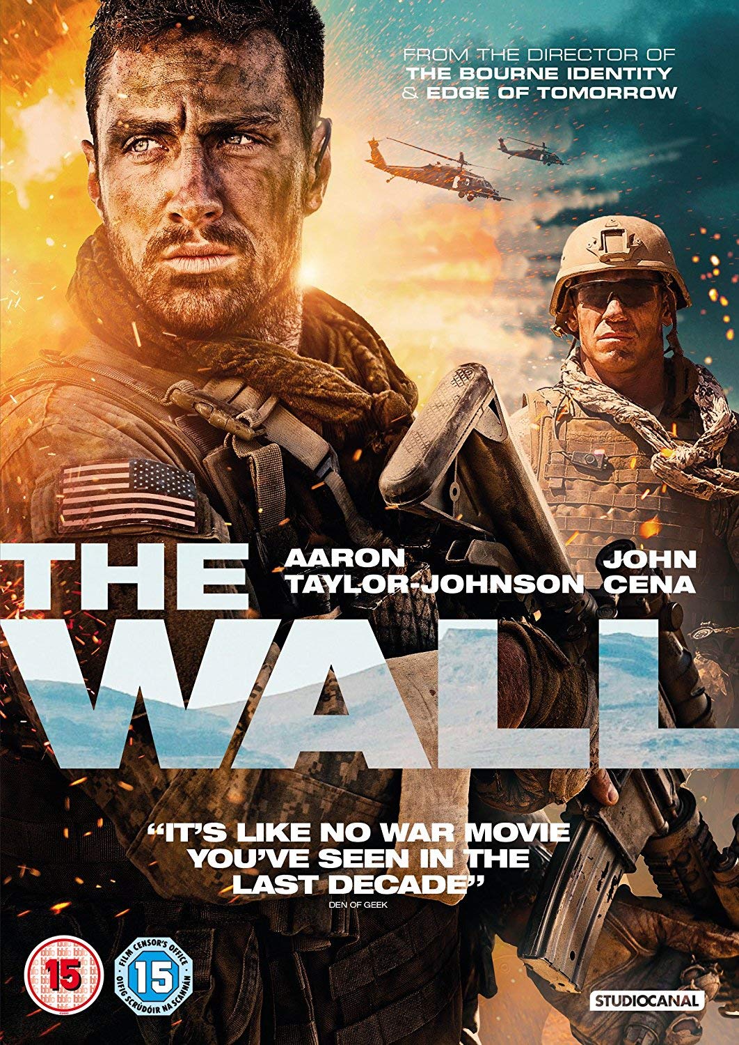 THE WALL (DVD) AARON TAYLOR-JOHNSON 2017 REGION 2