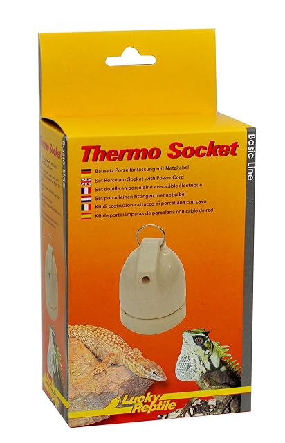 Lucky Reptile Thermo Socket - portalámparas para Colgar - portalámparas E27 con Cable