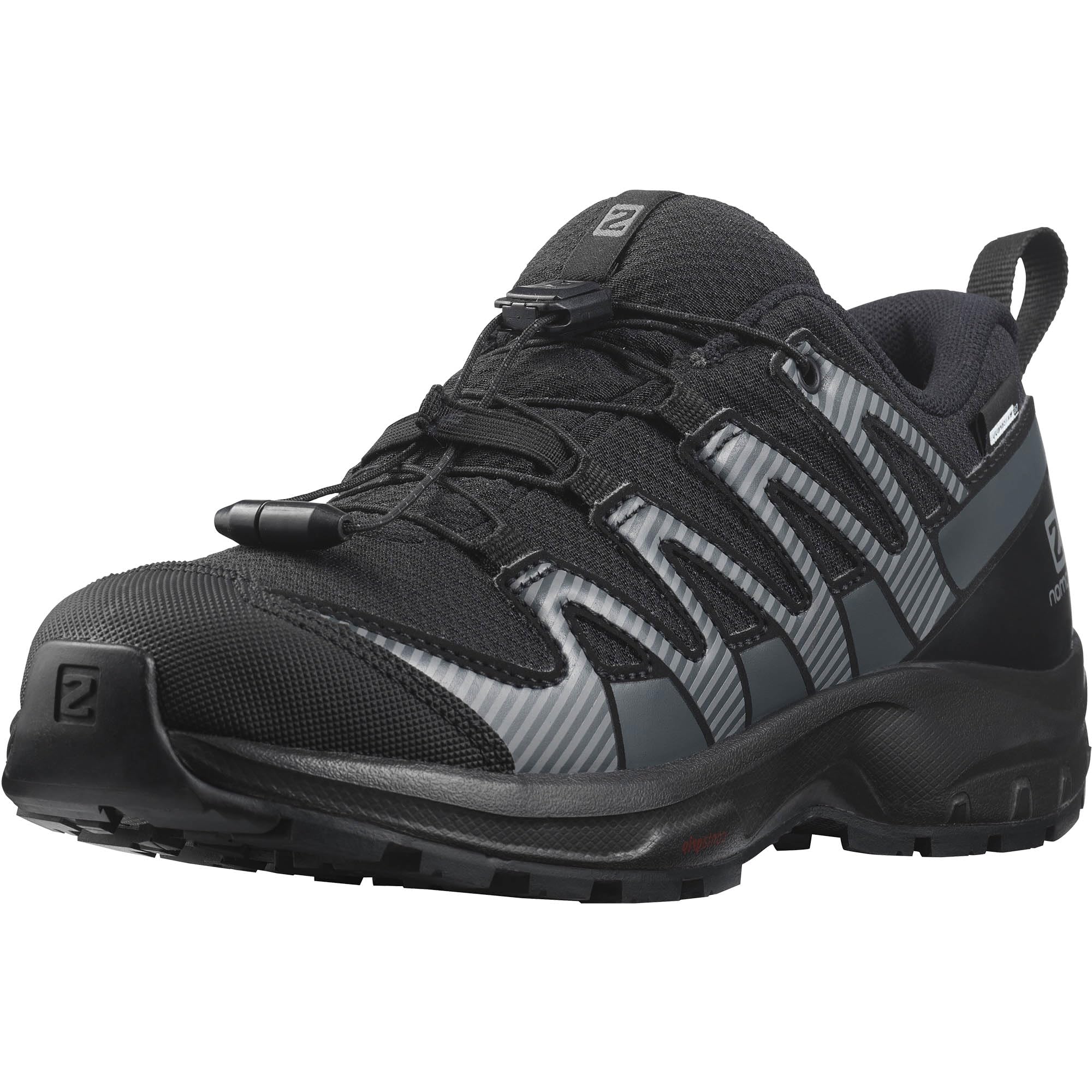 Salomon XA PRO V8 Climasalomon Waterproof Scarpe da Outdoor da Bambini, Calzata precisa, Grip su Tutti i Terreni, Look Sportivo, Black, 34