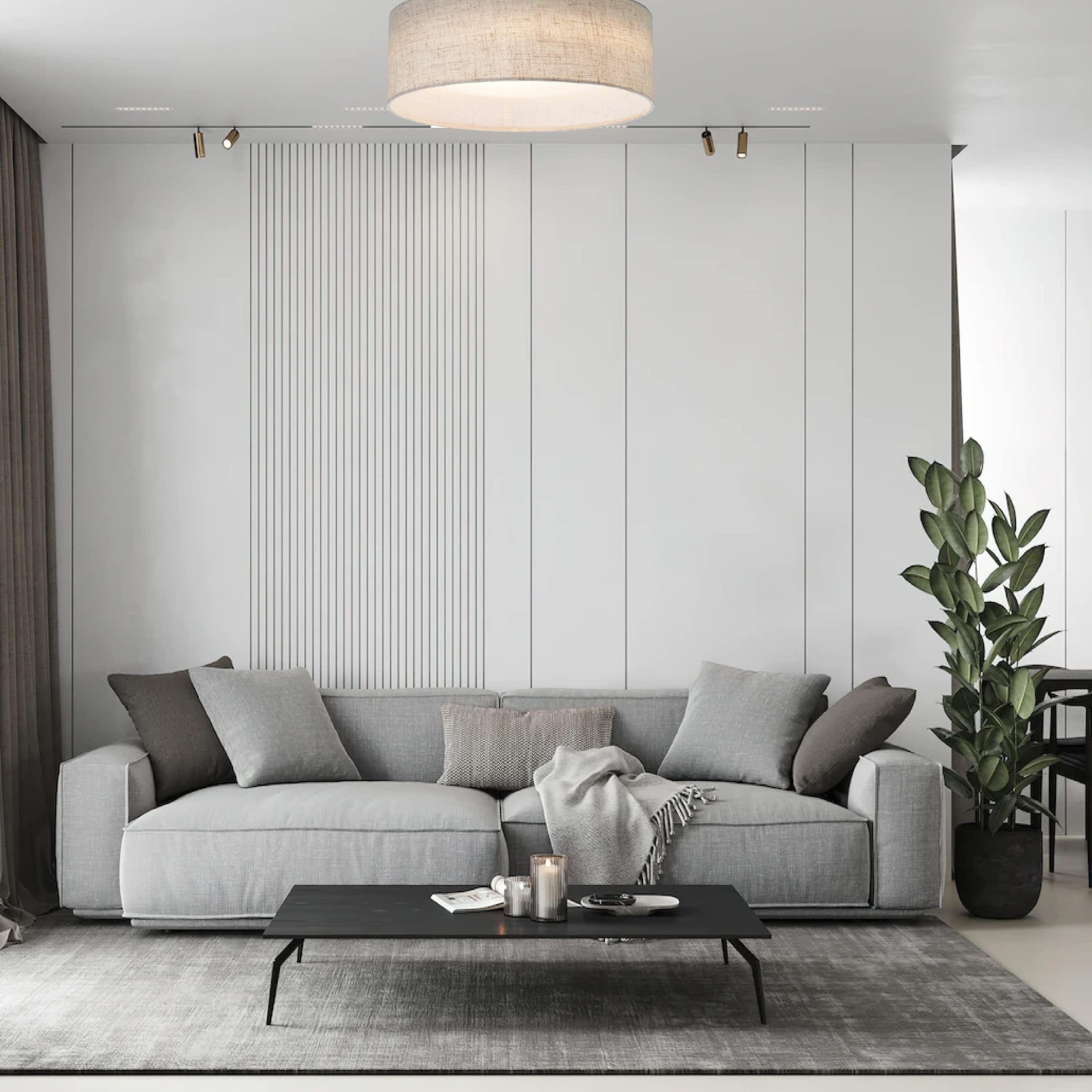 Hamilyeah LED Ceiling Light Fixture Flush Mount,18W Close to Ceiling Lighting, Farmhouse 12 inch Round Light Fixtures Ceiling Mount for Bathroom, Bedroom, Living Room, Dining Room, Kitchen