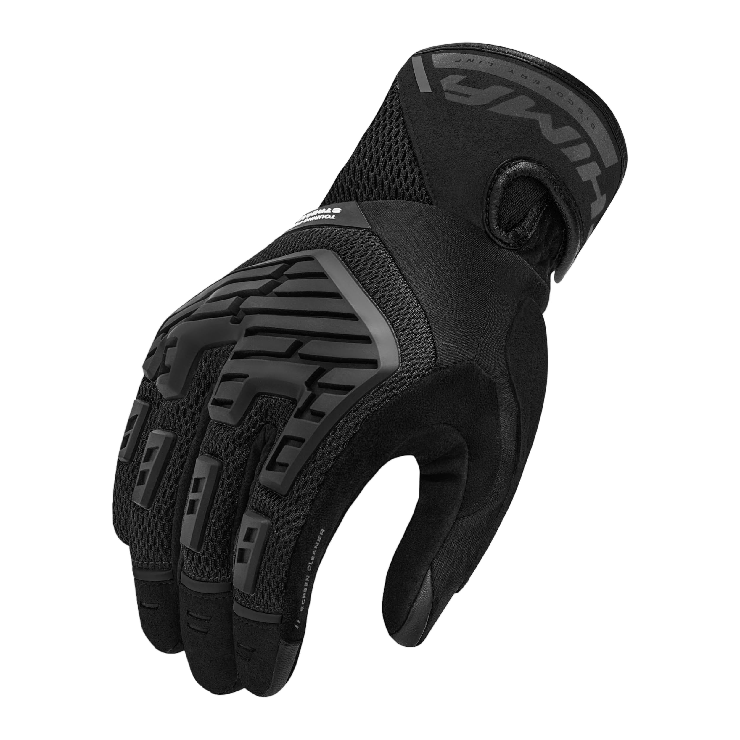 SHIMA STREAM Motorrad Handschuhe Damen Kurze Sommer Motorradhandschuhe Schutz Schutzkleidung Touchscreen Motorcycle Belüftet Verstärkt Leicht Motorbike Sommerhandschuh (Frauen, Schwarz, XS)