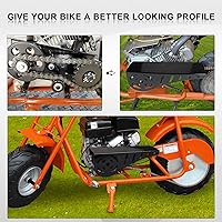 Vista 4 de Cubierta Protectora de Cadena de Mini Bicicleta para la Mayoría de las Mini Bicicletas Compatible con Motores Predator 5-7HP 196cc 212cc 201cc