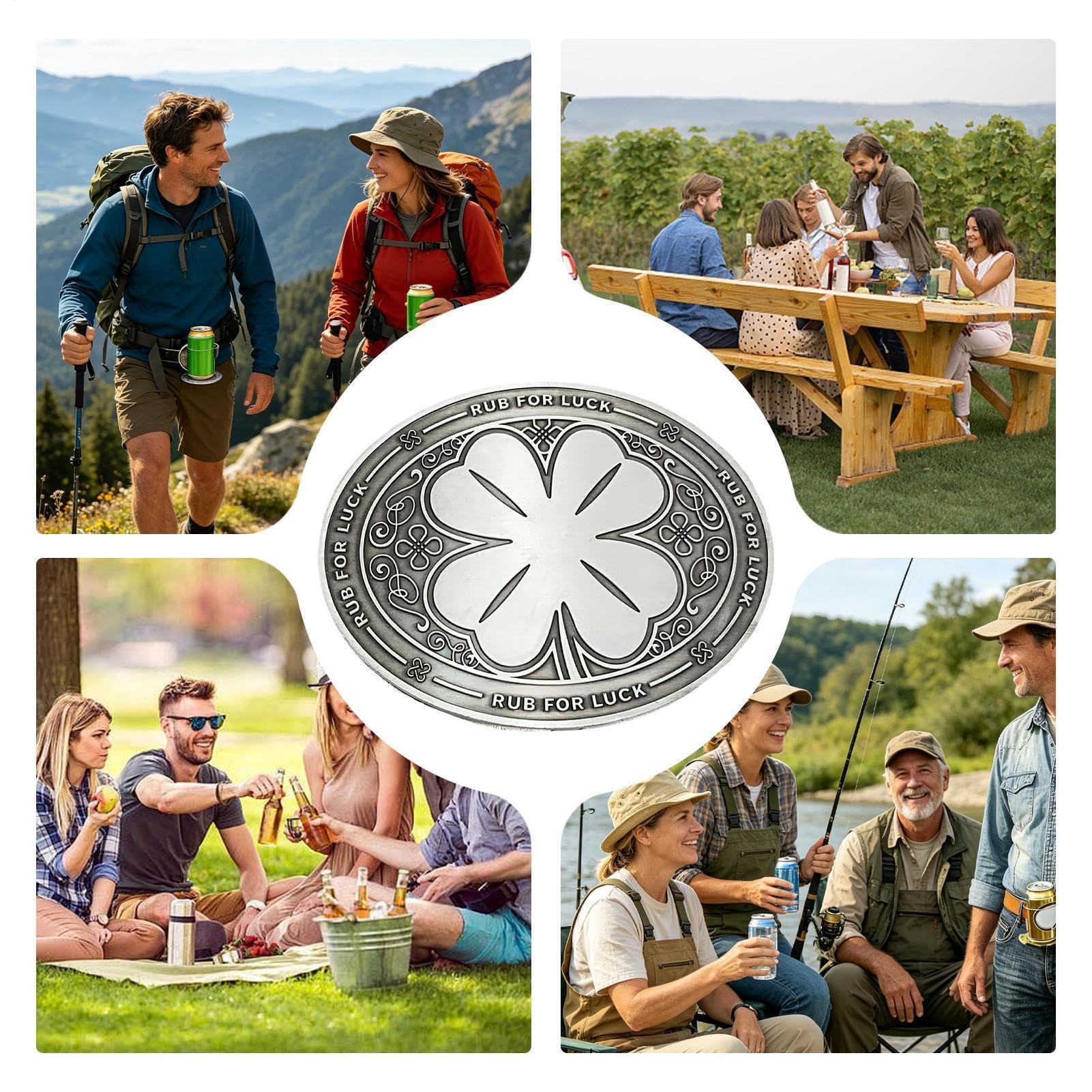 Boucle de ceinture pour porte-bière | Porte-boisson en plein air, boucle de ceinture sécurisée pour le week-end, les fêtes en plein air, le camping, les pique-niques, les réunions de famille, les