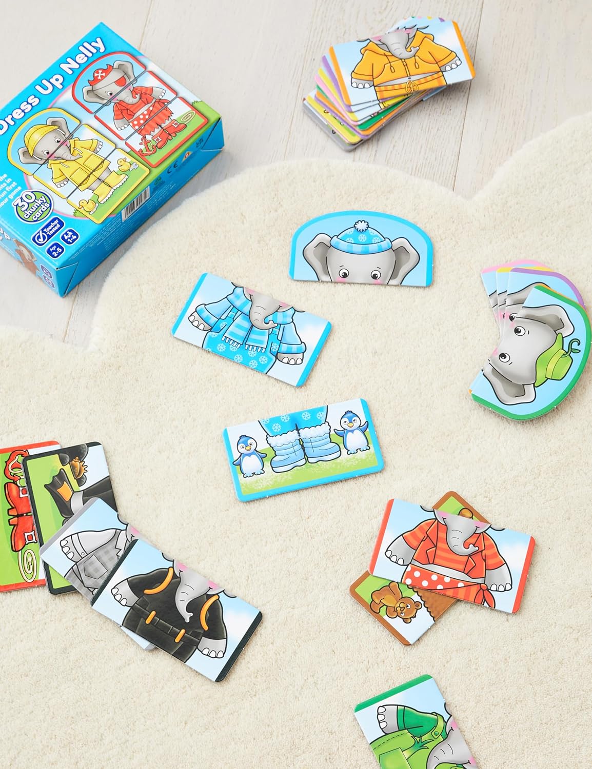 Orchard Toys Dress Up Nelly Educational Kids Games for Sorting, Colour Matching and Memory Game, First Card Game for Learning Colours & Outfits, Baby Flash Cards for Boys & Girls and Toddlers Age 2+ 3 81hQdYYqDPL. AC SL1500