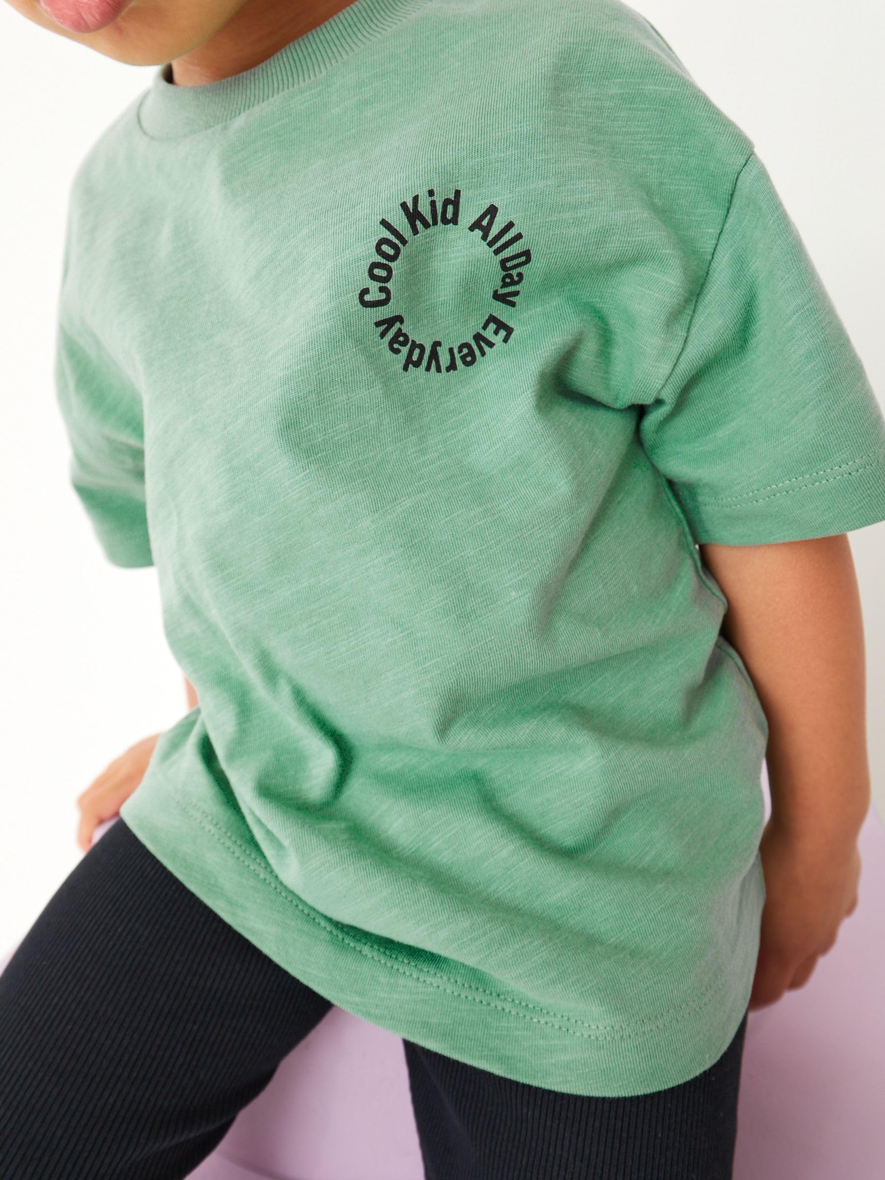 NEXT Jungen Standard Kurzarm-T-Shirt und Leggings im Set 62-122