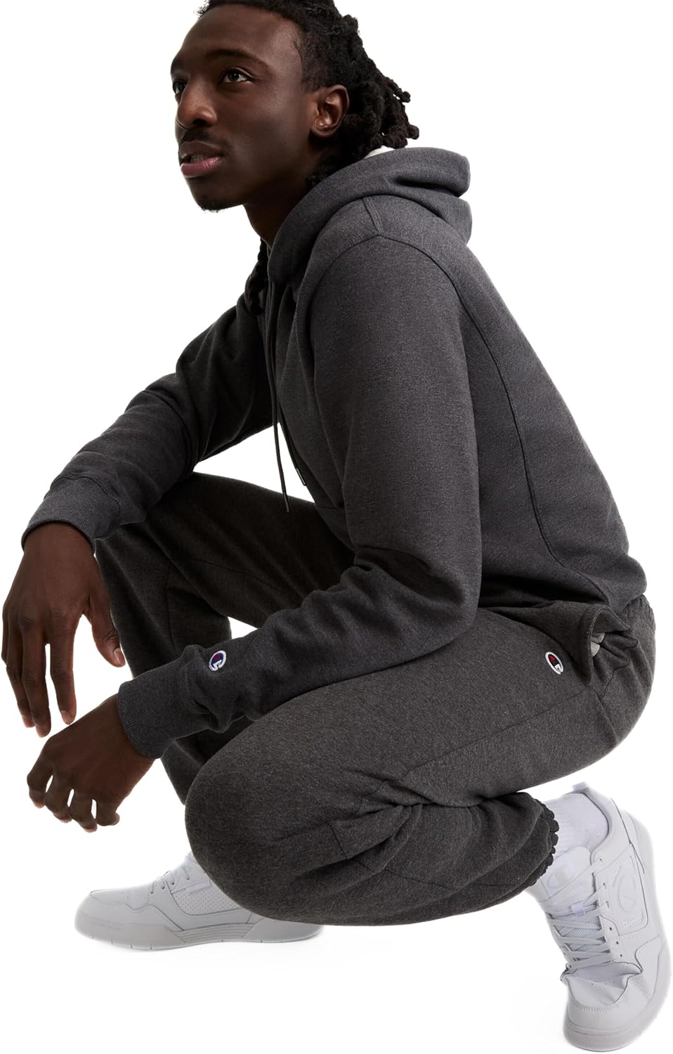 Champion Men's Cinched-Bottom Lounge Pants, Standard Fit, Lightweight, Available in Regular and Big & Tall - Image 5