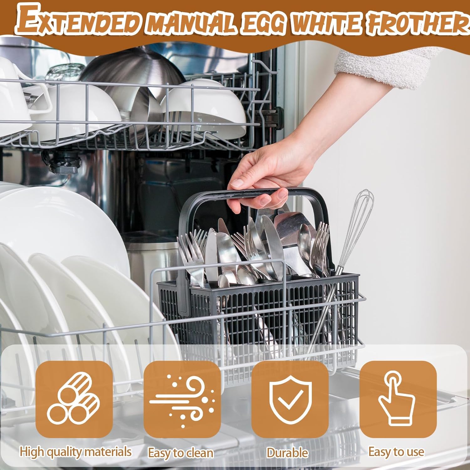 2 Pcs Mini Whisks Set, Stainless Steel Whisk Tiny Egg Whisk, Espresso Matcha Whisks Set Kitchen Baking Supplies For Cooking Steel Wire Gilded Kitchenware Multipurpose Cooking Supplies - Image 5