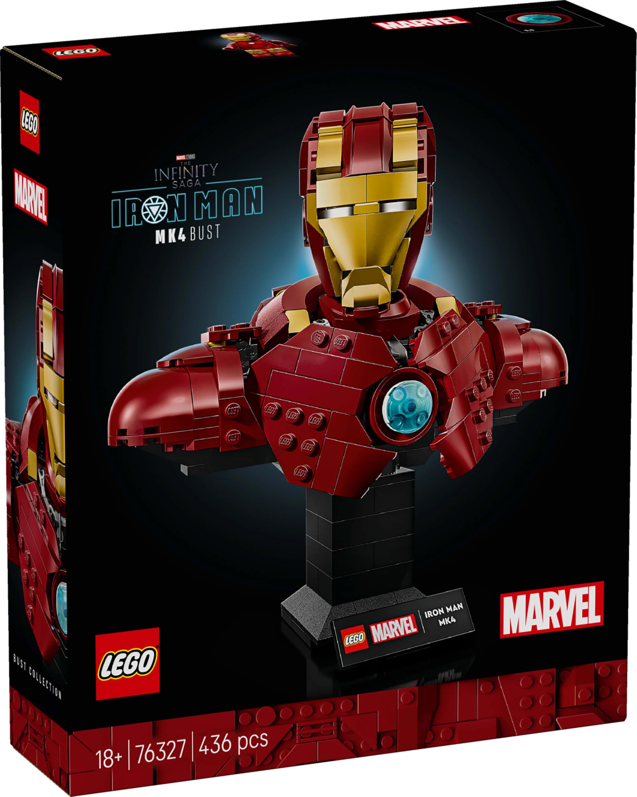 LEGO | Marvel Popiersie Iron Mana MK4 76327