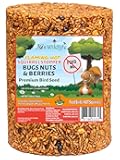 JCs Wildlife Squirrel Stopper Bugs Nuts & Berries Large Cylinder with Hole 3.8lbs