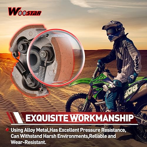 Miniatura 3 de WOOSTAR Almohadilla de embrague resistente para motocicleta con 3 resortes de repuesto para 2 tiempos 47cc 49cc Mini Quad Dirt Pit Bike Pocket Bike