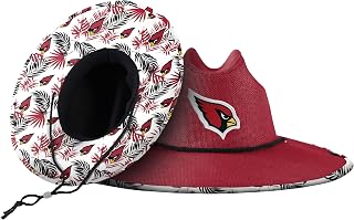 FOCO Arizona Cardinals NFL Team Color Straw Hat