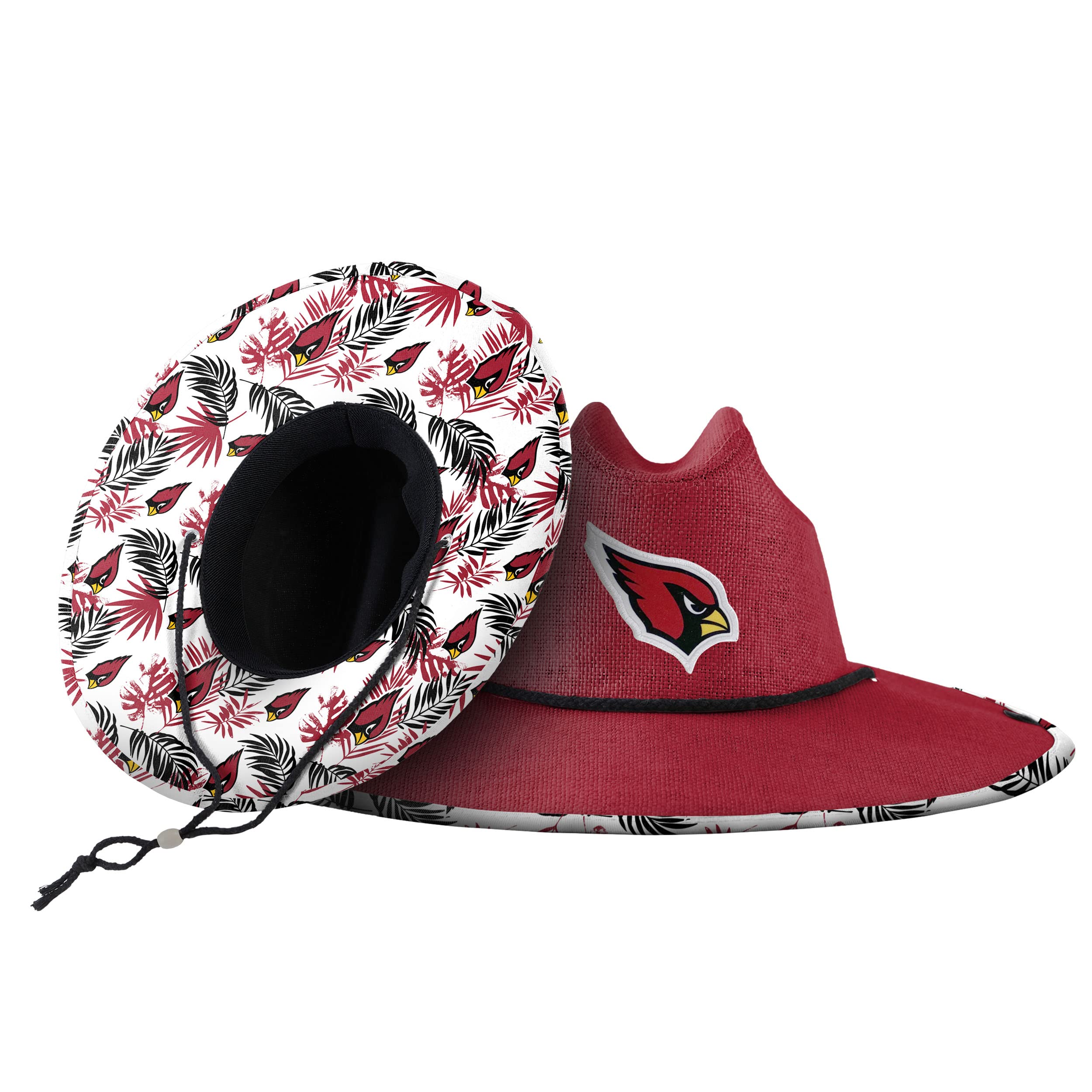 FOCO Arizona Cardinals NFL Team Color Straw Hat