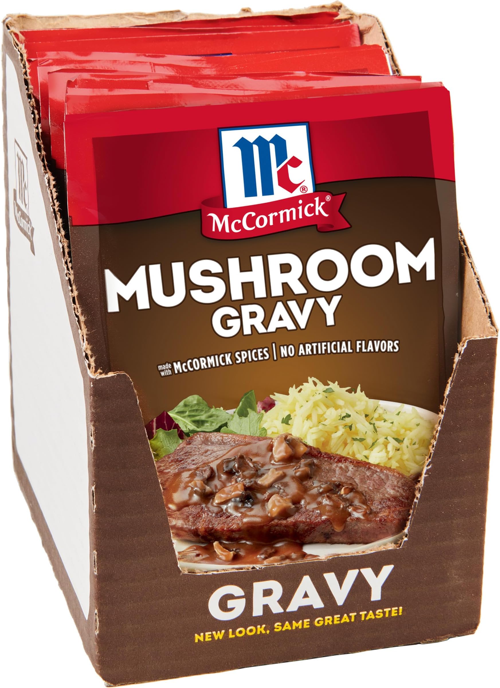 McCormick Mushroom Gravy Mix, 0.75 oz (Pack of 12)
