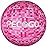 PECOGO Volleyball Size 5 - Soft PU Leather Indoor/Outdoor Ball for Training & Games, Mosaic Pink Design, Ideal for Beginners, Teens & Adults