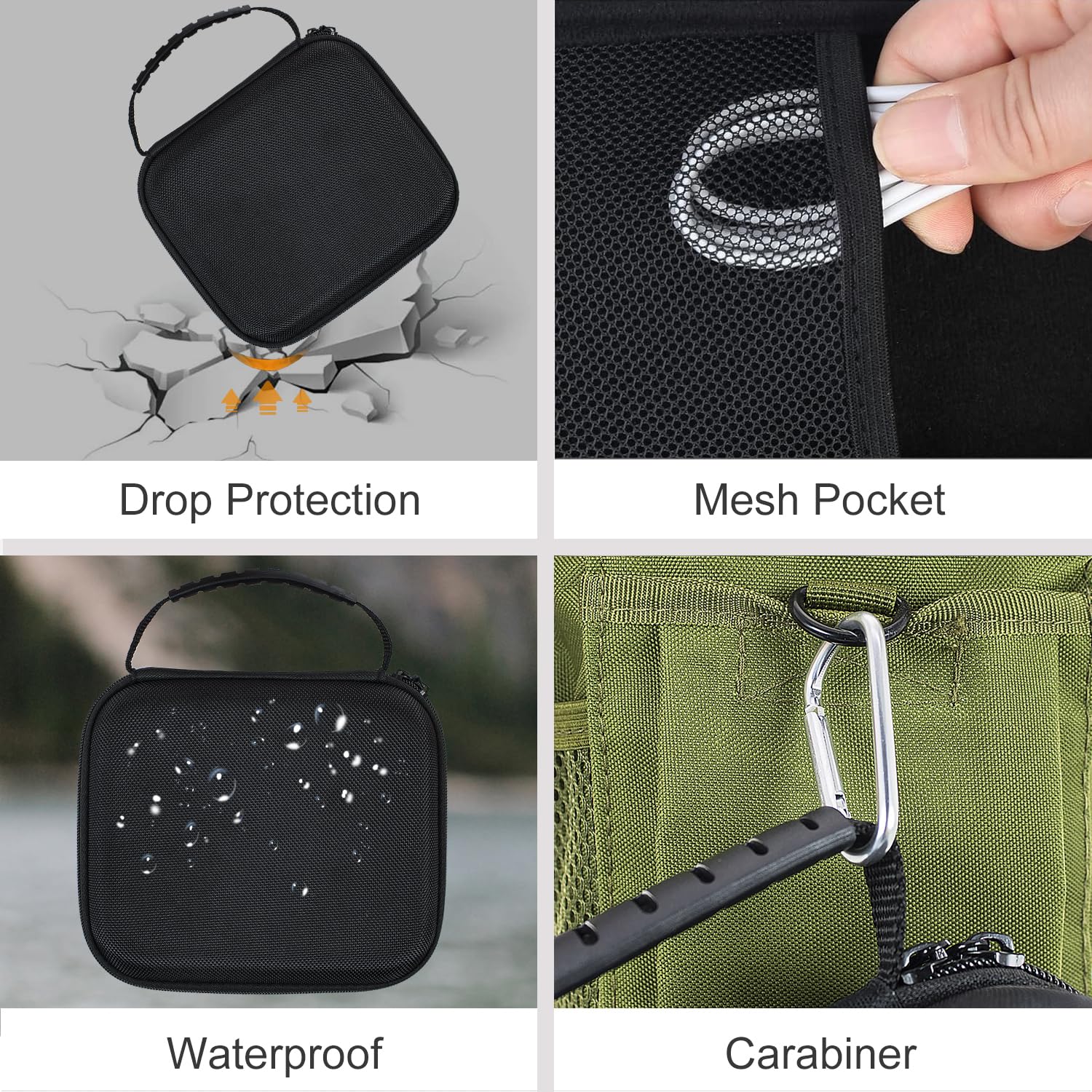 Étui Rigide Housse Coque Compatible avec Drone DJI Avata 2, Étui Seulement - Noir YC82038