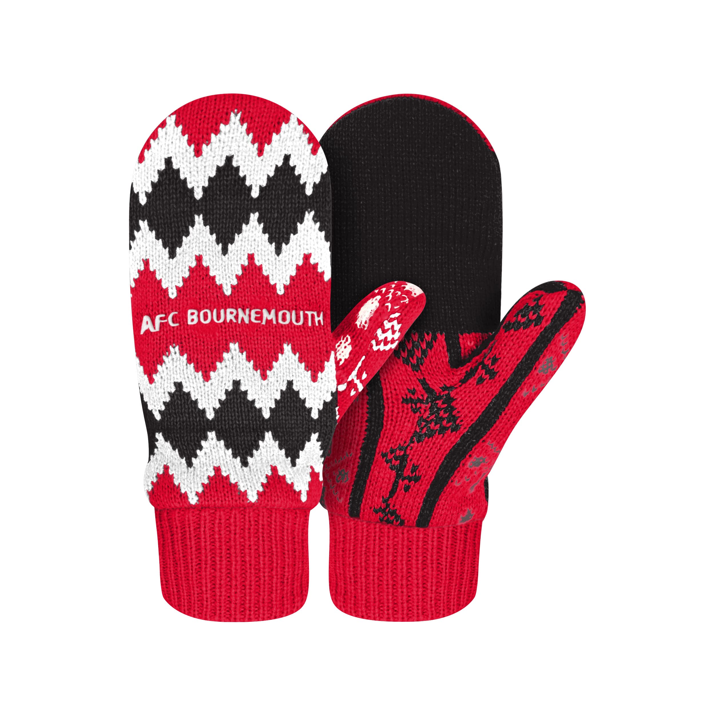 FOCO Championship Football AFC Bournemouth Fan Knitted Gloves Mittens