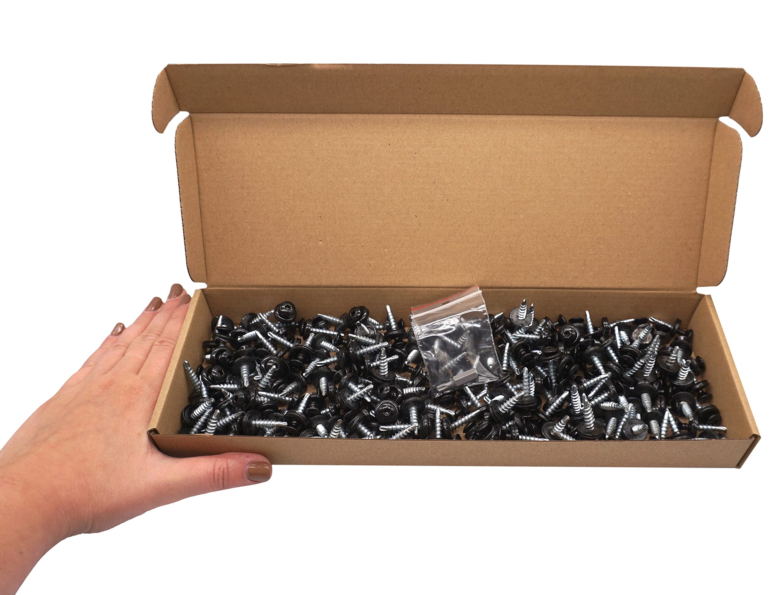 Dachschrauben 4,8x28mm Mit EPDM Dichtung - 40 Stück Torx Set