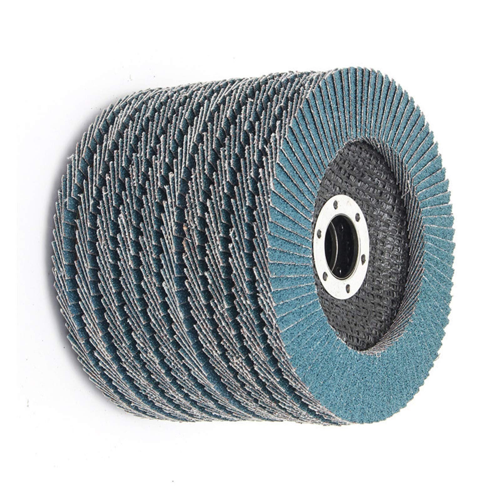 BDAYEK Flap discs 40pcs Flap Discs 5 Inch 125mm Sanding Angle Grinder Abrasive Tool 40 60 80 120 Grit Assorted