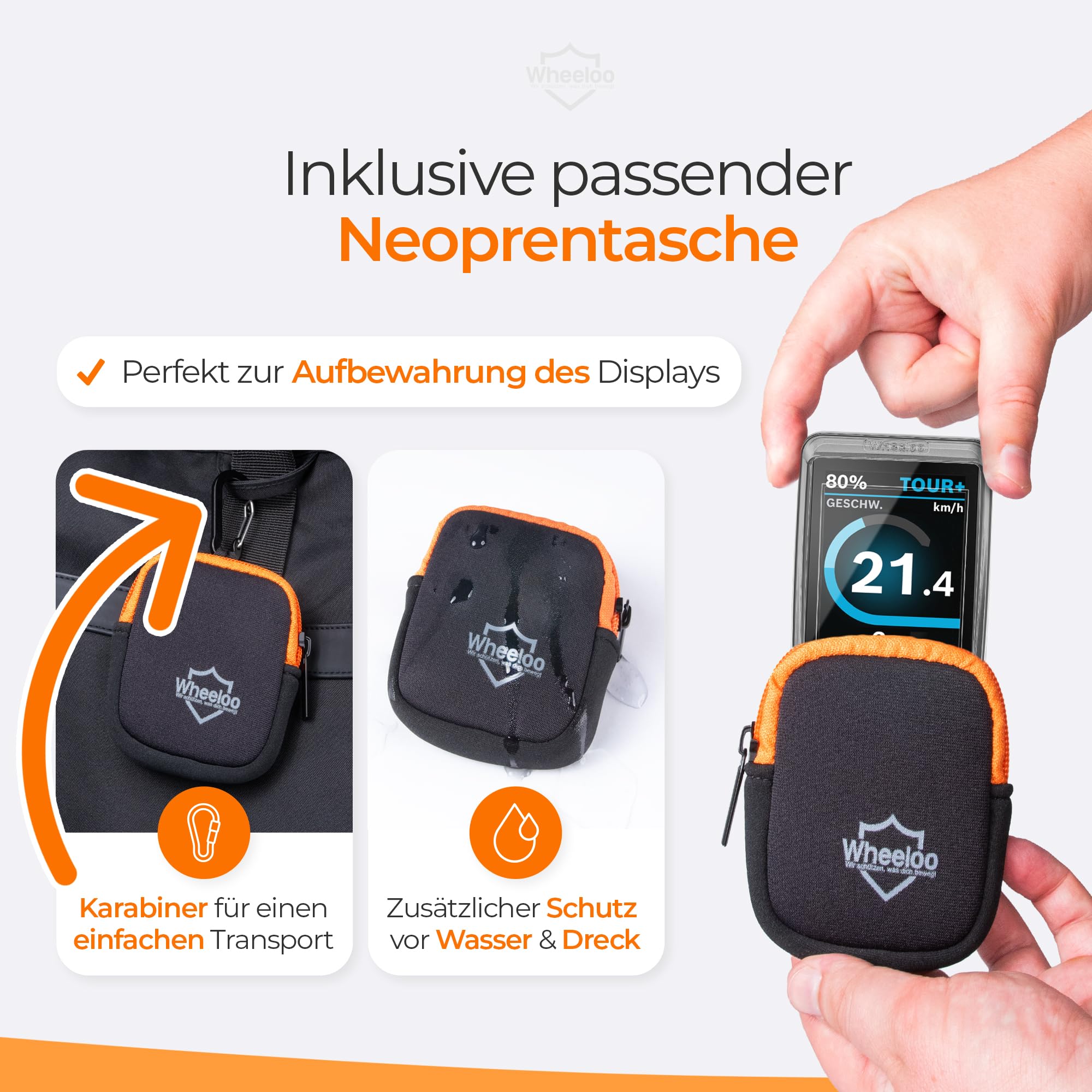 fahrradtasche shopping ROCKBROS Fahrrad Lenkertasche Fahrradtasche mit Schultergurt 2,5L –  ROCKBROS-DE main image 0