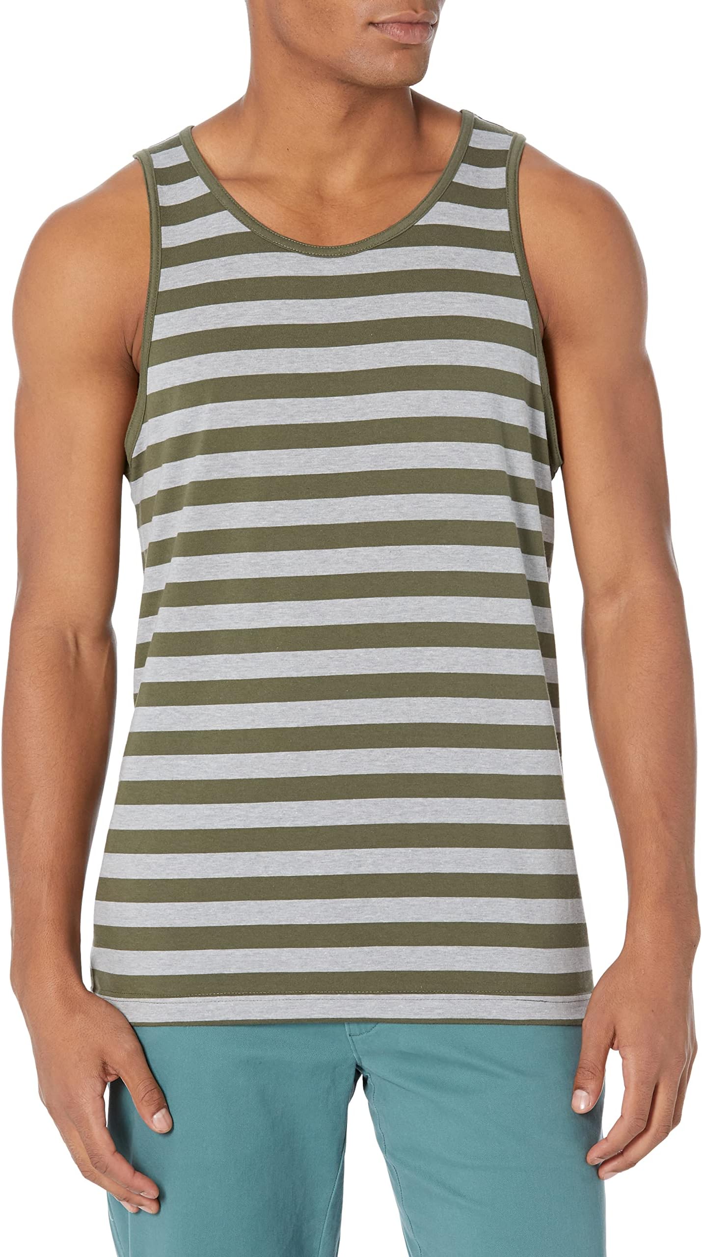 Amazon Essentials Men's Regular-Fit Sleeveless Tank Tops