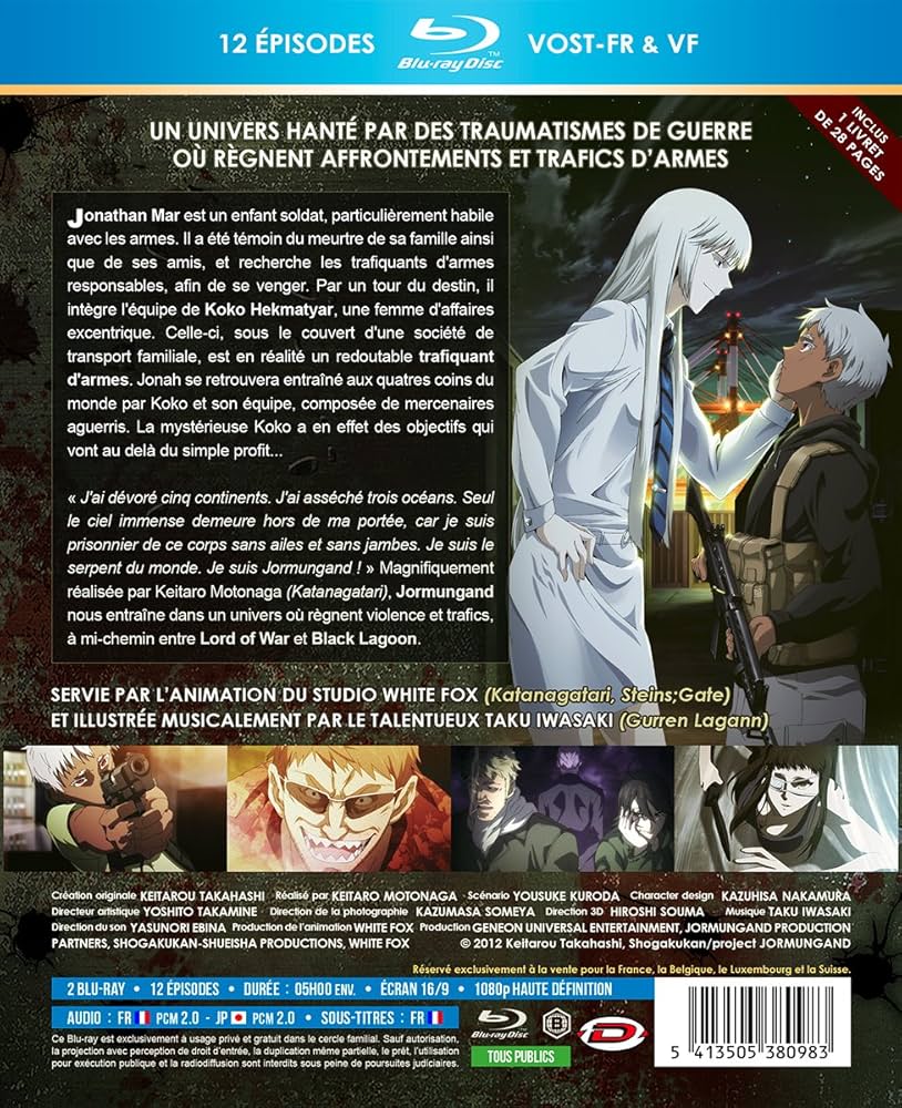 その他 Jormungand - Integrale - Edition Saphir [2 Blu-ray] + Livret w17b8b5 Jormungand: Perfect Order - Intégrale - Edition Saphir [2