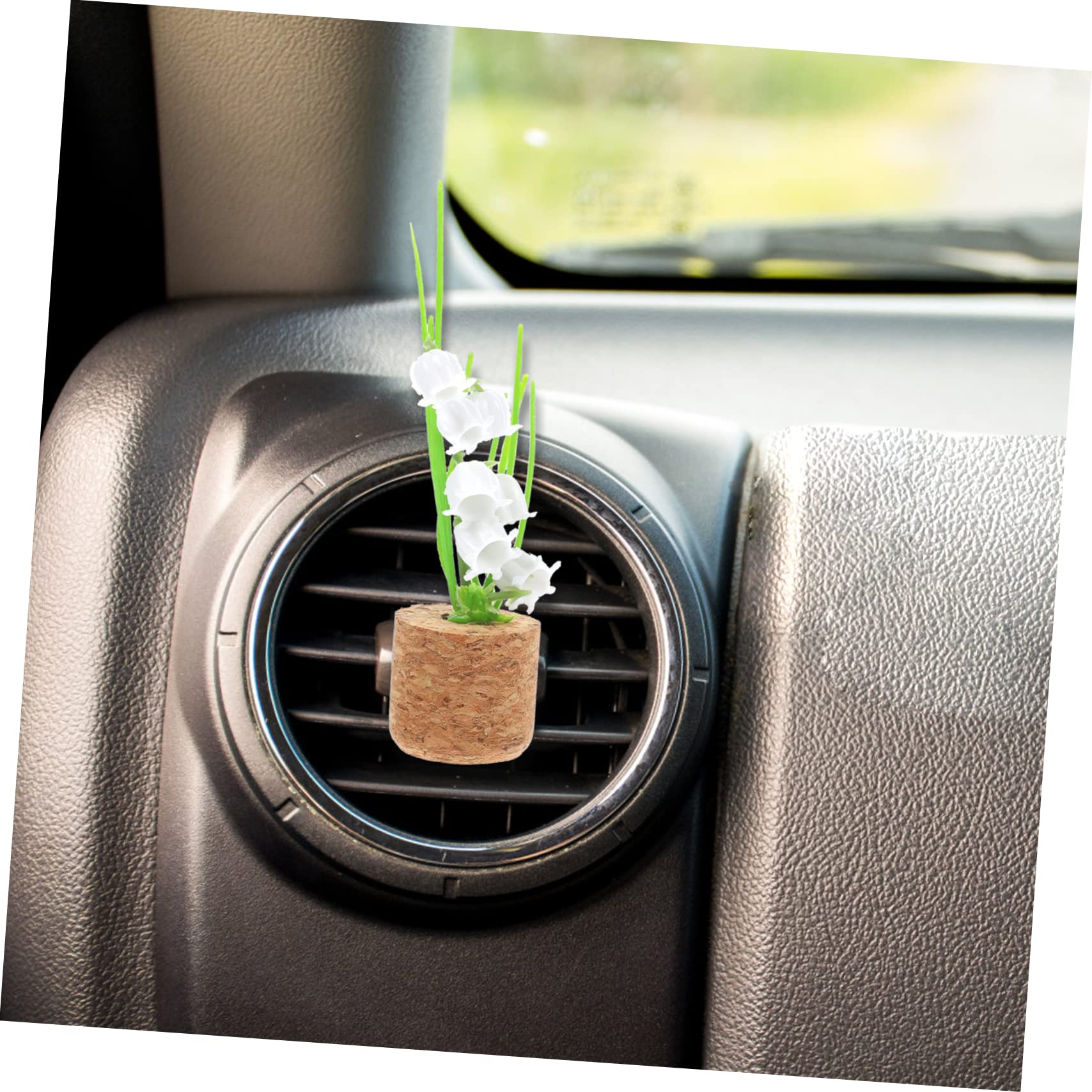 ULTECHNOVO 5pezzi Clip Per Aria Auto Con Design Creativo Decorazione Interna Per Auto e Casa Diffusore Simulazione Pianta Facile Da Usare e Duraturo