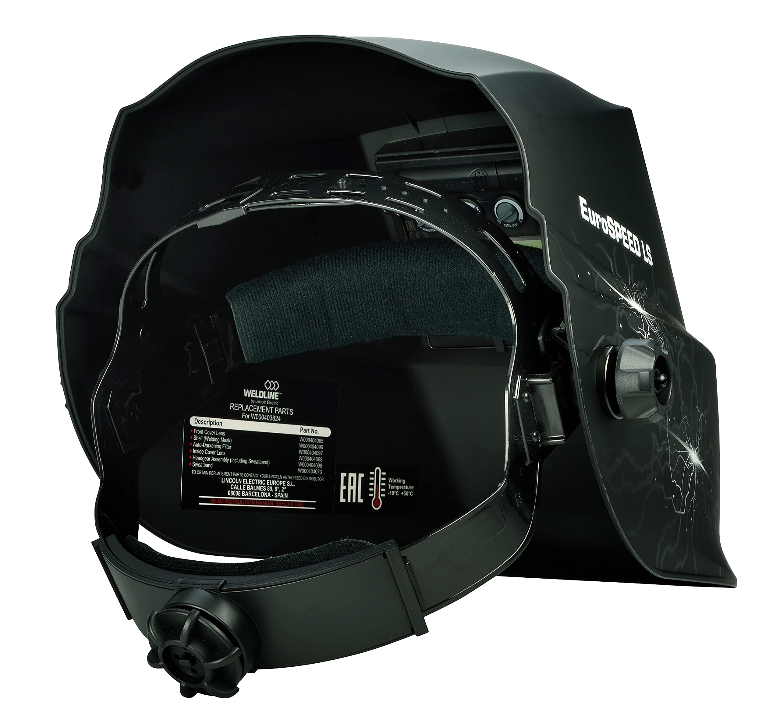 Lincoln Electric W000403824 EUROSPEED LS Casco de Soldadura