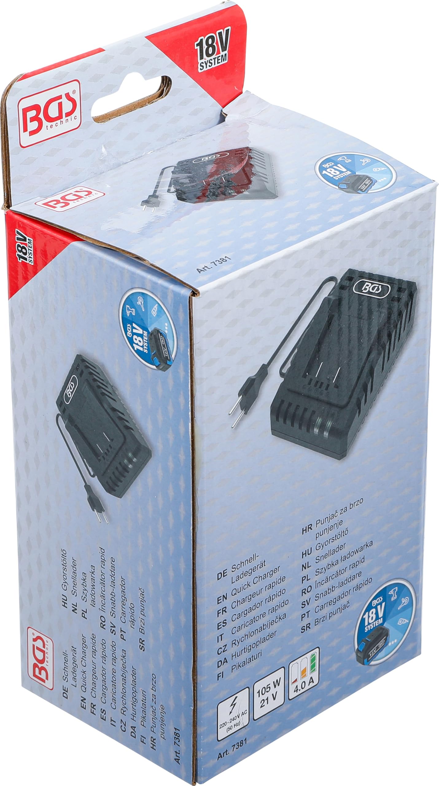BGS 7381 | Caricatore rapido | 4,0 A | 18 V