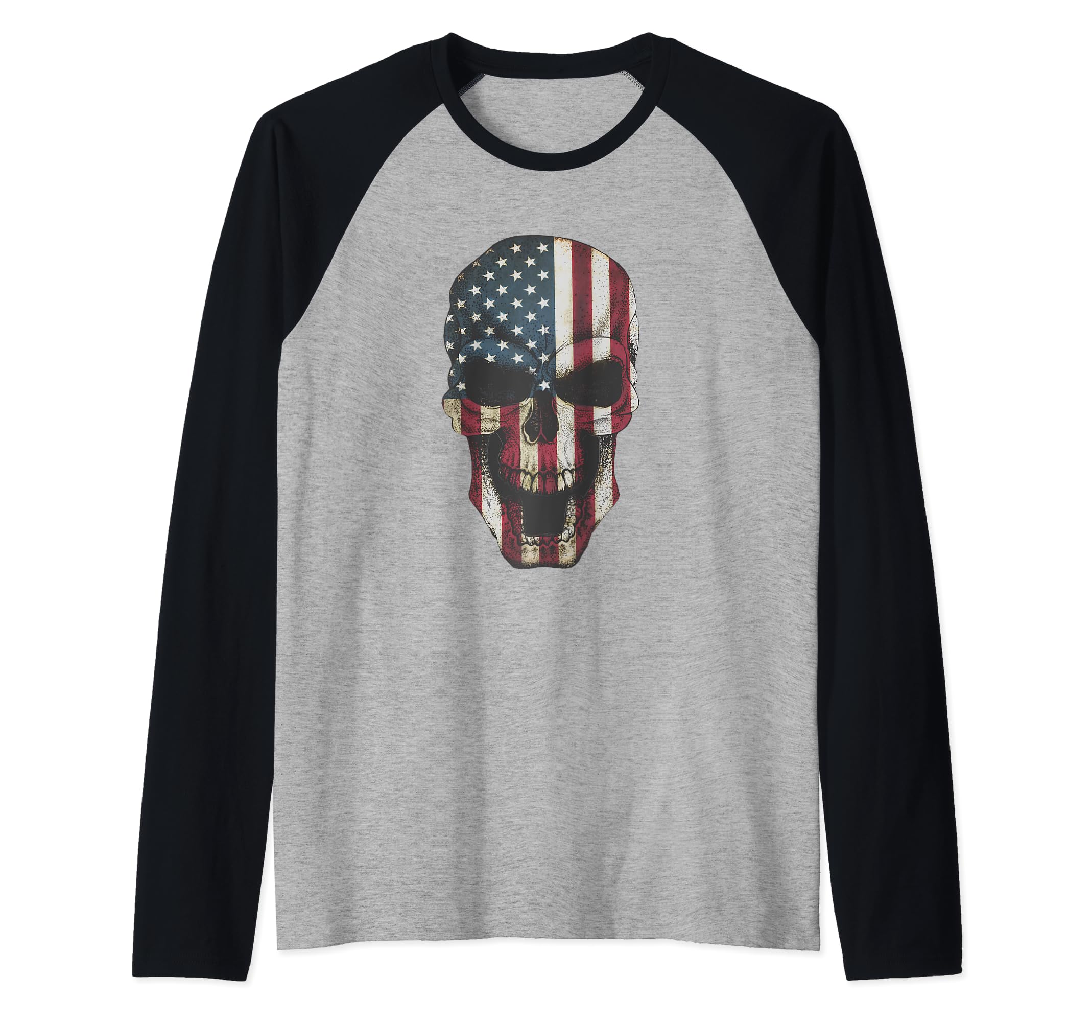 Maglia Harley Davidson Uomo Verde 5XL Manica Lunga Con Teschio - Nuova Senza Etichette