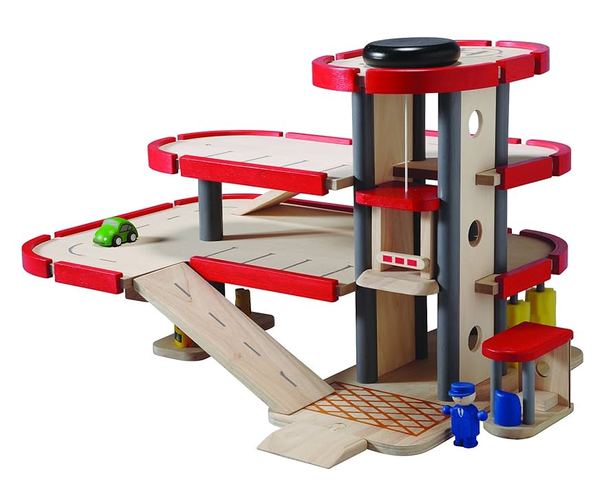 2001プラントイズ　Plan Toys Parking Garage未組立 2001プラントイズ Plan Toys Parking Garage未組立 - メルカリ