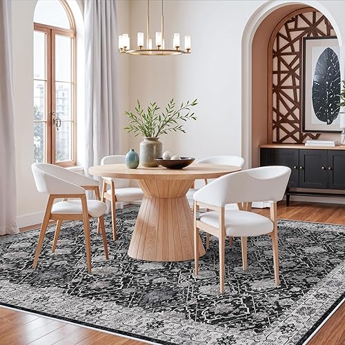 Miniatura 796 de Alfombra lavable para pasillo y de cocina, alfombra de entrada, vintage, suave para el suelo, alfombra antideslizante para interiores, para baño