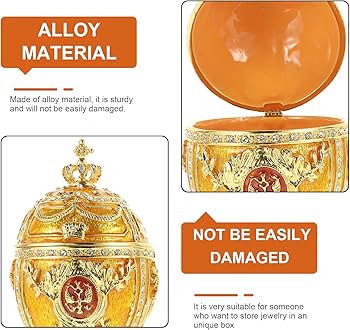 Amazon｜Ciieeo 箱 の 石 インペリアルエッグ ファベルジェの卵小物