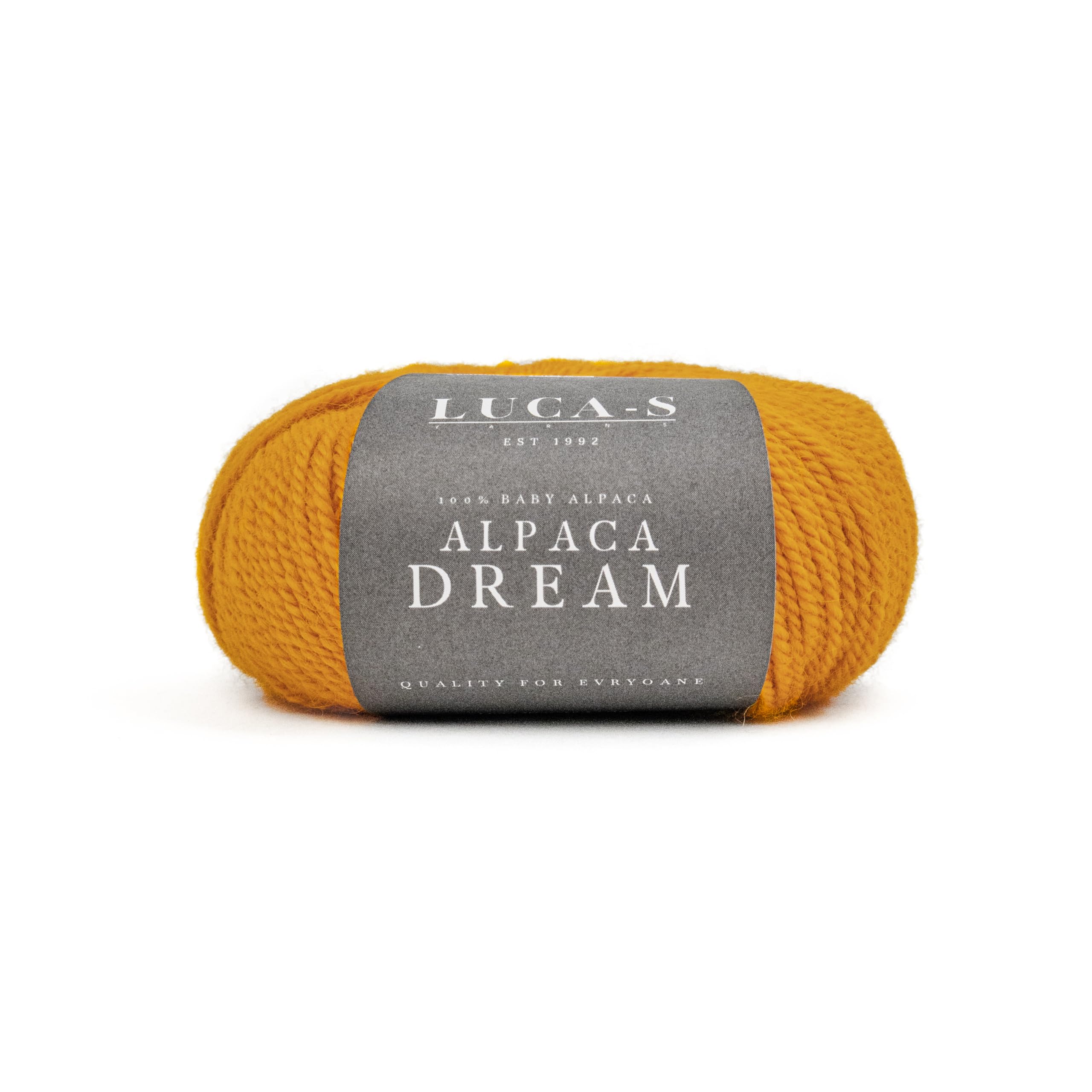 5 Pack of Luca-S Yarns Alpaca Dream, Super Soft Alpaca Yarn, 50g - 100m Worsted Yarn, 100% Baby Alpaca Knitting & Crochet Wool
