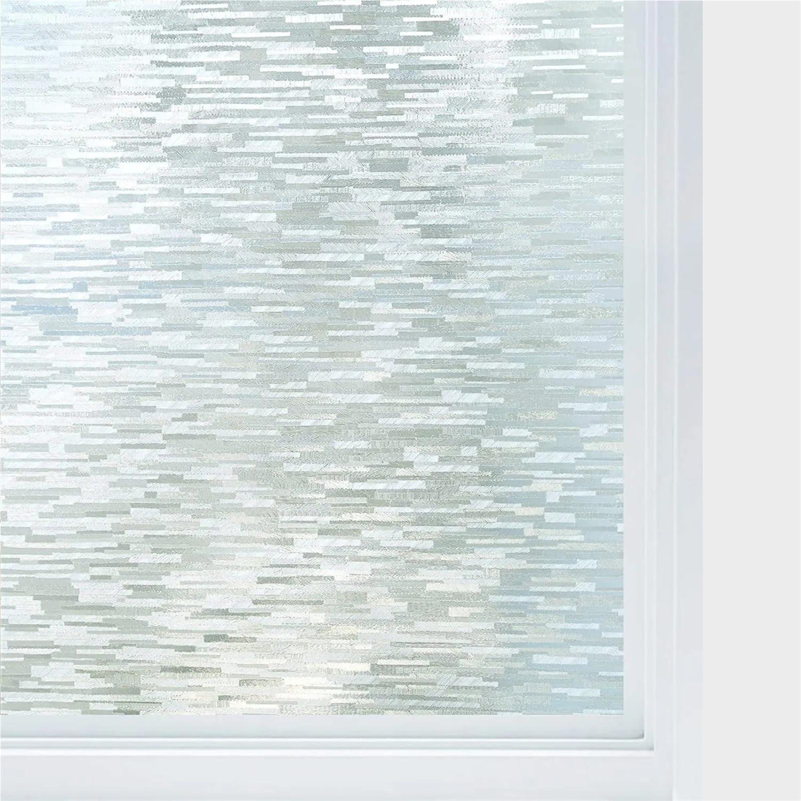 Window Film Privacy Window Privacy Film Frosted Glass Static Cling UV Blocking Removable Clings Vinyl Coverings for Home(45x300cm)