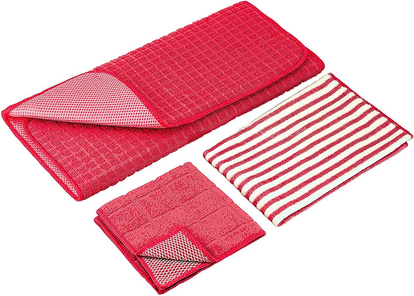 DecorRack Dish Drying Mat Set of Microfiber Draining Mat 15